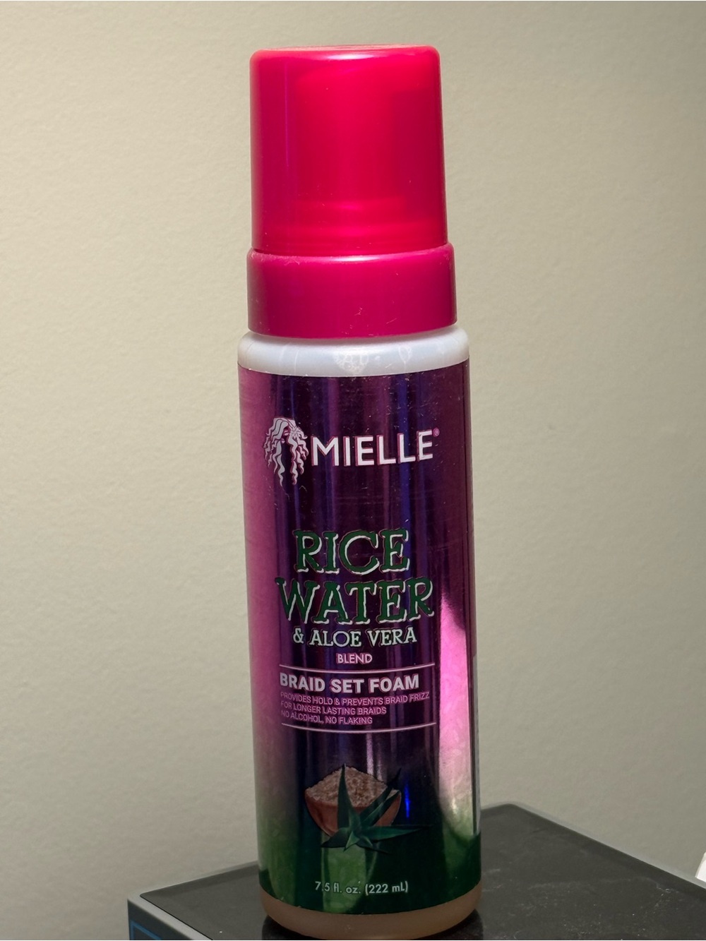 Mielle Rice Water & Aloe Vera Braid Set Foam - Pink